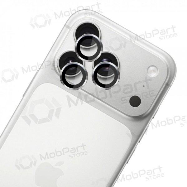 Apple iPhone 18 Pro, 18 Pro Max kaitseklaas kaamerale - 3MK Lens Pro (hõbedane)