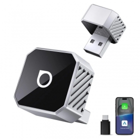 Juhtmevaba CarPlay/Android Auto adapter Ottocast Mini Cube hõbedane CP88-T3