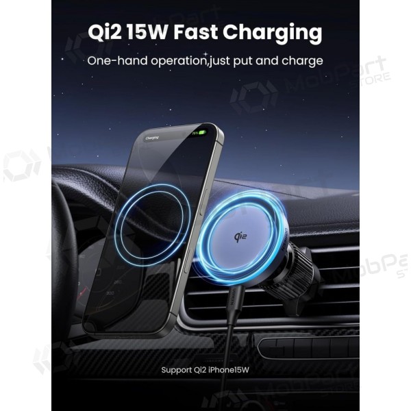 Automobilinis laikiklis-laadija Ugreen W708 MagSafe 15W (35970) mustad