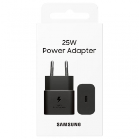 Laadija originaalne Samsung EP-T2510NBEGEU 25W pakendis mustad