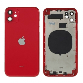 Apple iPhone 11 patareipesade kaas (tagakaas) (punane) full