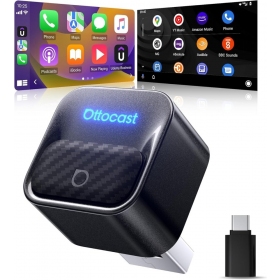 CarPlay adapter Ottocast Mini Core juhtmevaba Android Auto must