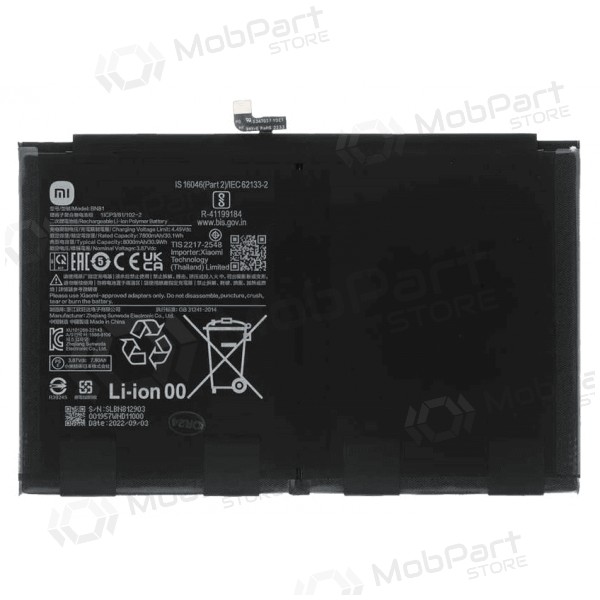 Xiaomi Redmi Pad SE 8.7 aku, patarei (BN81) (originaal)