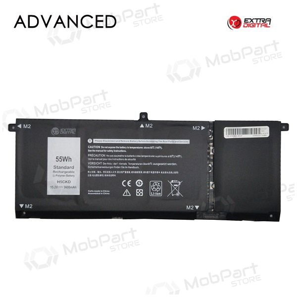 DELL H5CKD, 3600mAh sülearvuti aku, Advanced