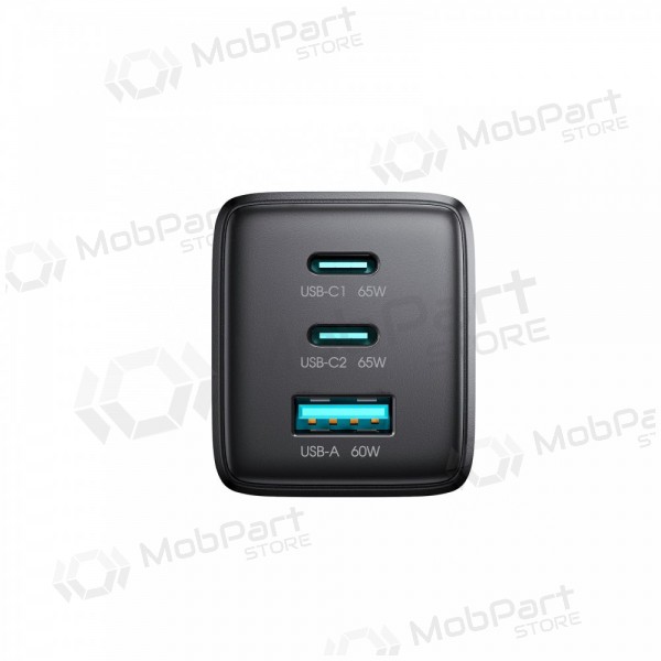 Telefoni laadija Hoco N66 35 W GaN USB-C + USB-A Lightning kaabliga 1 m valge