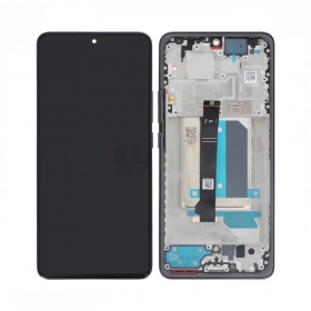Xiaomi Redmi Note 14 Pro+ 5G ekraan (mustad) (koos raamiga) (OLED)
