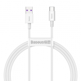 USB kaabel Baseus Superior Type-C 66W 1.0m (valged) CATYS-02