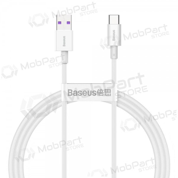 USB kaabel Baseus Superior Type-C 66W 1.0m (valged) CATYS-02