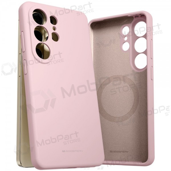 Samsung Galaxy S26 Ultra ümbris Mercury - Pure Magsafe Silicon Case (roosa liiv)