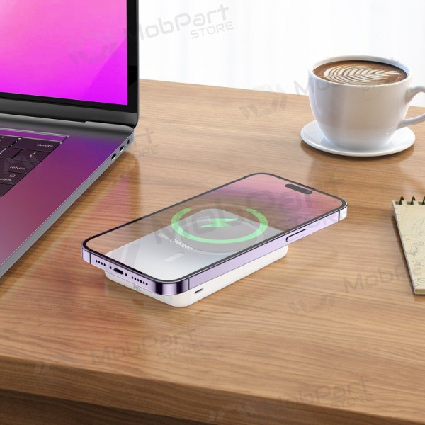 Väline aku Power Bank Hoco J109 PD20W Magnetic 5000mAh valge
