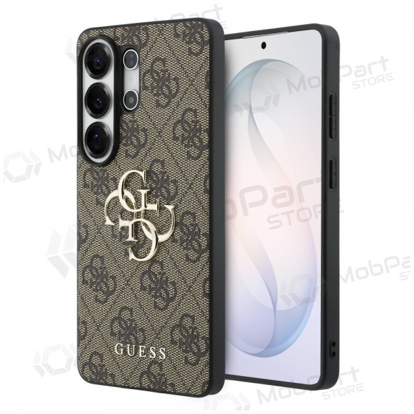 Samsung Galaxy S26 Ultra ümbris - Guess PU 4G Metal Logo (pruun)
