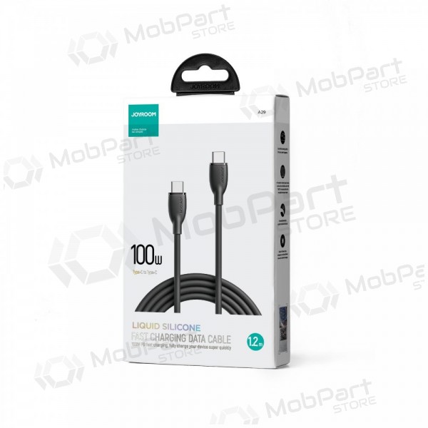 USB kaabel Joyroom SA29-CC5 USB-C to USB-C 100W 1.2m mustad