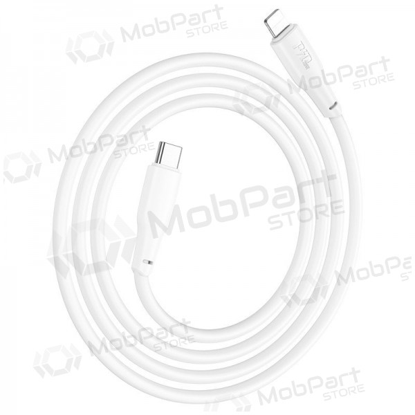 USB kaabel Hoco X93 60W USB-C to USB-C 1.0m valged