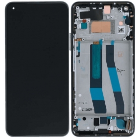 Xiaomi 11 Lite 5G NE ekraan (valged) (koos raamiga) (originaalne)