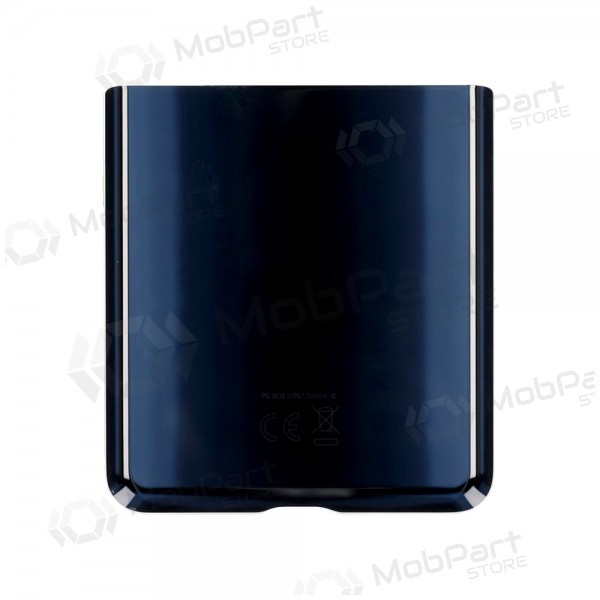 Samsung F700 Galaxy Z Flip patareipesade kaas (tagakaas) (mustad) (kasutatud grade A, originaalne)