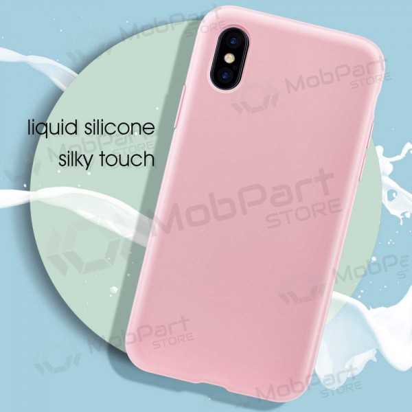 Apple iPhone 13 Pro Max ümbris - Liquid Silicone 1.5mm (roosa)