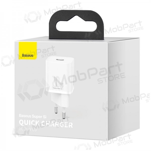 Laadija buitinis Baseus Super Si 20W valged CCSUP-B02