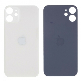 Apple iPhone 12 patareipesade kaas (tagakaas) (valged) (bigger hole for camera)