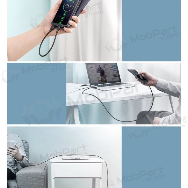 USB kaabel Ugreen US287 USB to USB-C 3A 1.0m mustad