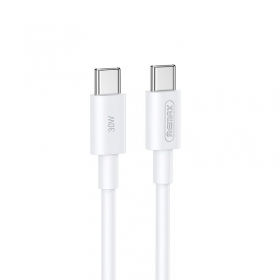 USB kaabel Remax RC-C021 USB-C to USB-C 30W 2.0m valged
