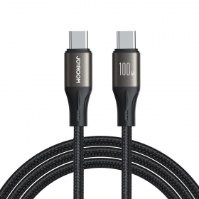 USB kaabel Joyroom SA25-CC5 USB-C to USB-C 100W 1.2m mustad