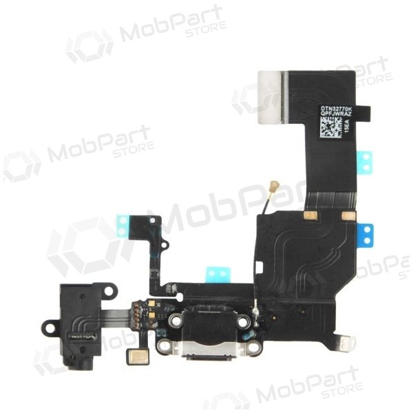 Apple iPhone 5C laadimispesa ja mikrofoni liides (laadimisliides) (must)