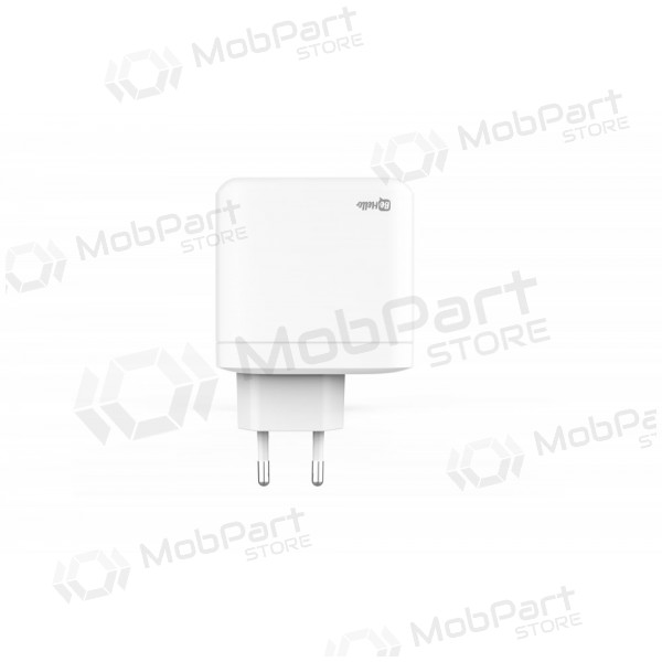 Laadija BeHello USB-C 45W PD + 2 USB (valged)