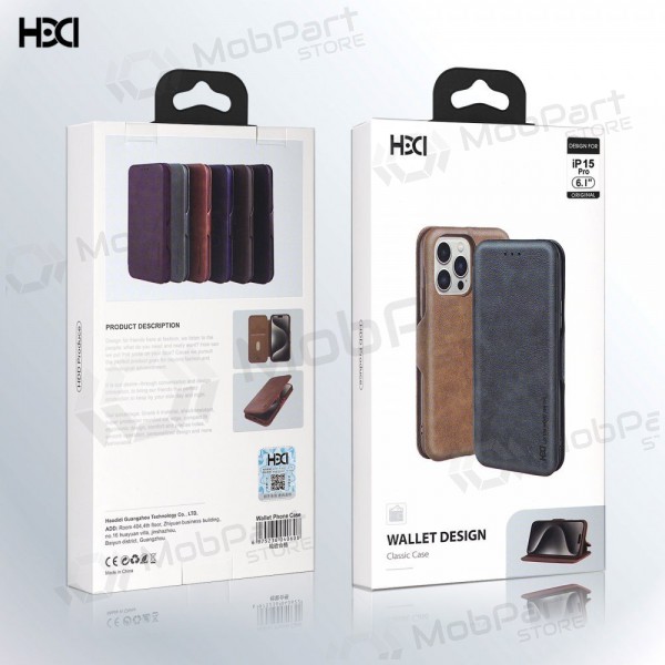 Ümbris HDD Classic Wallet Case Samsung A165 A16 4G/A166 A16 5G mustad