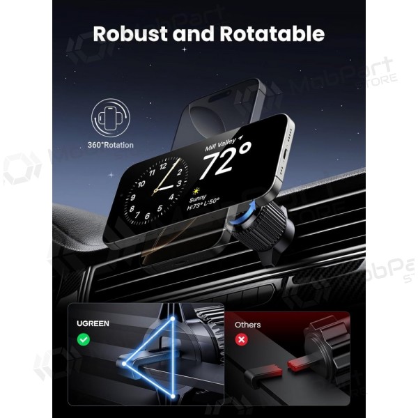 Automobilinis laikiklis-laadija Ugreen W708 MagSafe 15W (35970) mustad