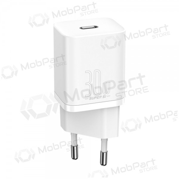 Laadija buitinis Baseus Super Si 30W valged CCSUP-J02