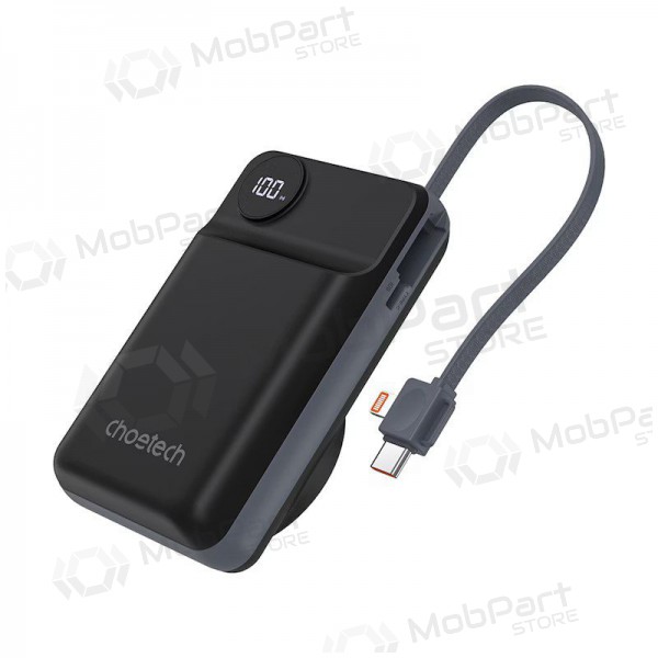 Väline patarei / aku Power Bank Choetech B696 15W Magsafe 20000mAh must