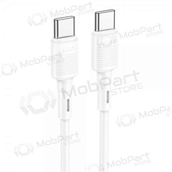 USB kaabel Hoco X83 60W Type-C to Type-C 1.0m valged