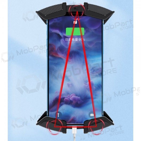 Telefono laikiklis dviračiui Awei X47 mustad