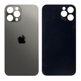 Apple iPhone 12 Pro Max patareipesade kaas (tagakaas) (mustad) (bigger hole for camera)