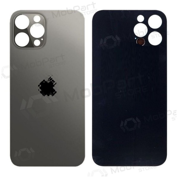 Apple iPhone 12 Pro Max patareipesade kaas (tagakaas) (mustad) (bigger hole for camera) Apple iPhone 12 Pro Max patareipesade kaas (tagakaas) (mustad) (bigger hole for camera)