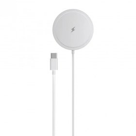 MagSafe juhtmevaba laadija Blue Star Charing Pad 15 W USB-C kaabliga valge