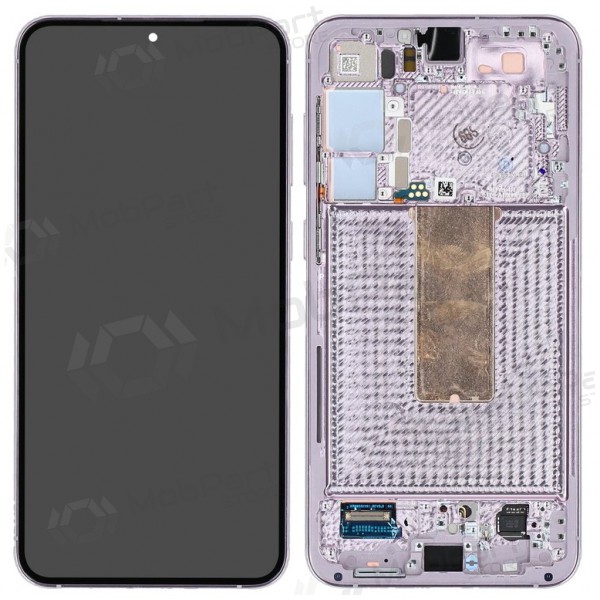 Ekranas Samsung S916 S23+ 5G su lietimui jautriu stikliuku ja rėmeliu Levander originaalne (service pack) Ekranas Samsung S916 S23+ 5G su lietimui jautriu stikliuku ja rėmeliu Levander originaalne (service pack)