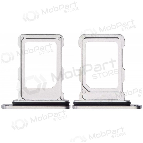 Apple iPhone 16 Pro, 16 Pro Max SIM-kaardi hoidik (valge)