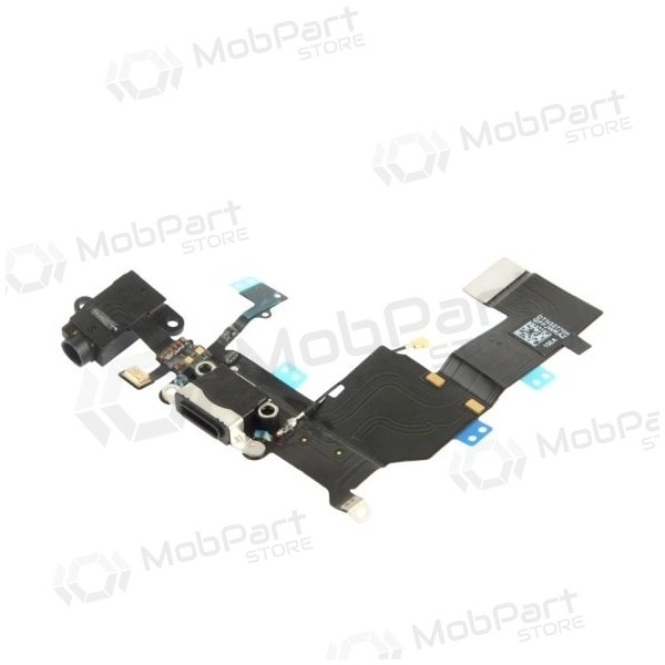 Apple iPhone 5C laadimispesa ja mikrofoni liides (laadimisliides) (must)