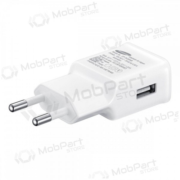 Laadija originaalne Samsung EP-TA200NWE 15W + Type-C kaabel valged