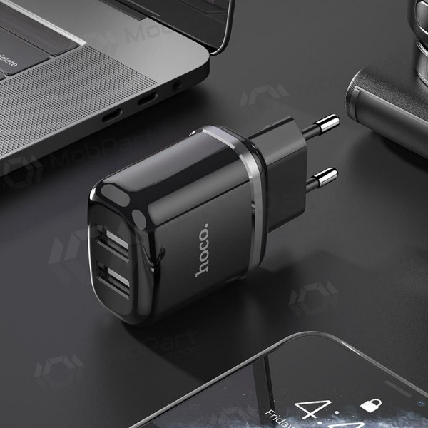 Laadija Hoco N4 x 2 USB  jungtimis (2.4A) (mustad)