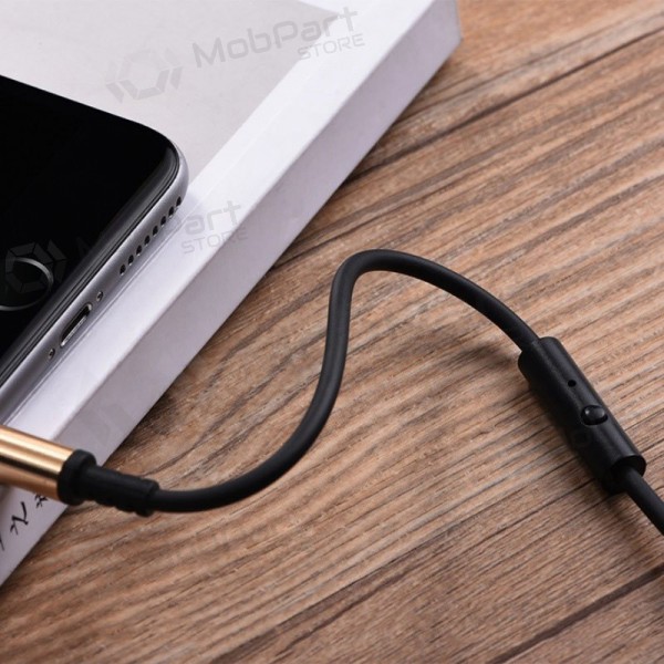 Audio adapter Hoco UPA02 AUX 3,5mm į 3,5mm (mustad) Audio adapter Hoco UPA02 AUX 3,5mm į 3,5mm (mustad)