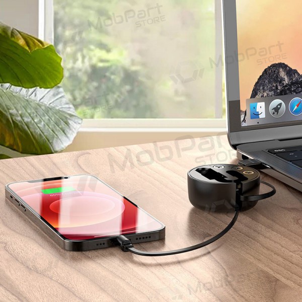 USB kaabel Borofone BU26 3in1 microUSB-Lightning-Type-C magnetinic 1.0m (mustad)