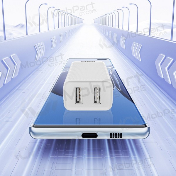 Laadija Awei C15-EU 2xUSB-A 10W valged