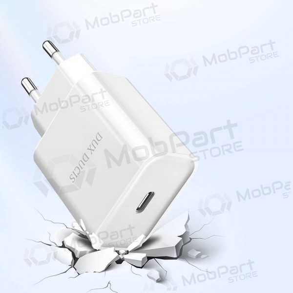 Laadija Dux Ducis C50 PD 20W Quick Charge (valged)