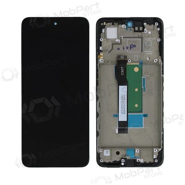 Xiaomi Poco X4 GT 5G / Redmi Note 11T Pro 5G / Note 11T Pro+ 5G ekraan (must) (raamiga) (teeninduspakett) (originaal)