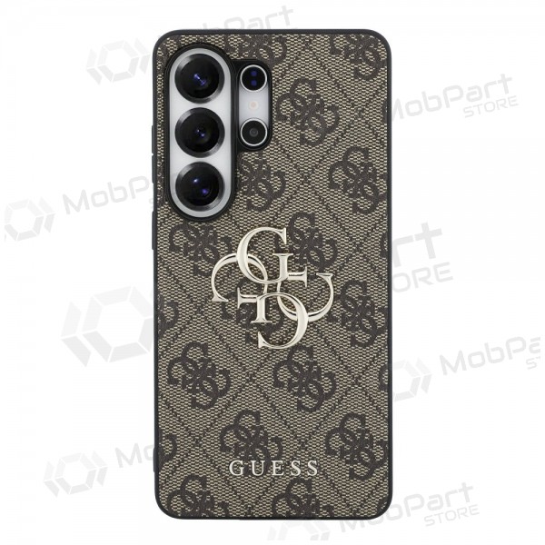 Samsung Galaxy S26 Ultra ümbris - Guess PU 4G Metal Logo (pruun)