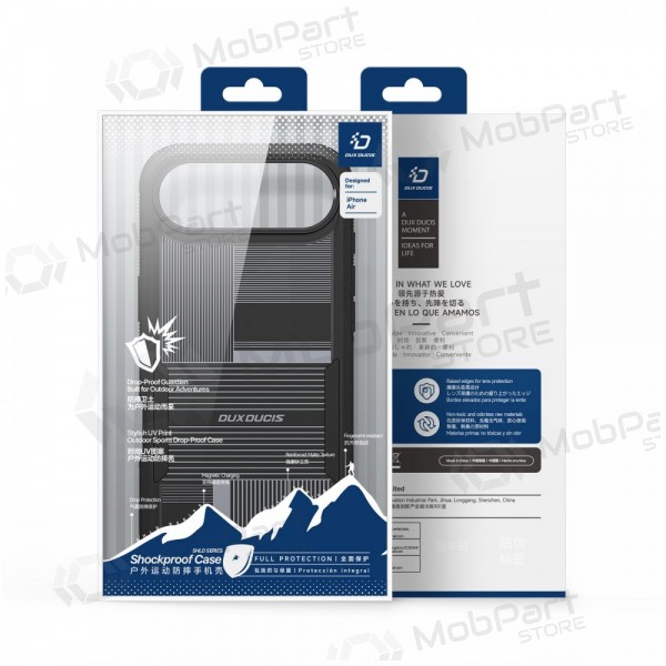 Apple iPhone Air ümbris - Dux Ducis Shld must (Contour Pattern)
