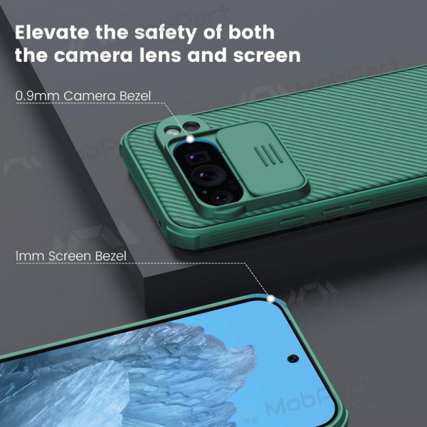 Google Pixel 7A ümbris „Nillkin CamShield Pro“ (roheline) Google Pixel 7A ümbris „Nillkin CamShield Pro“ (roheline)