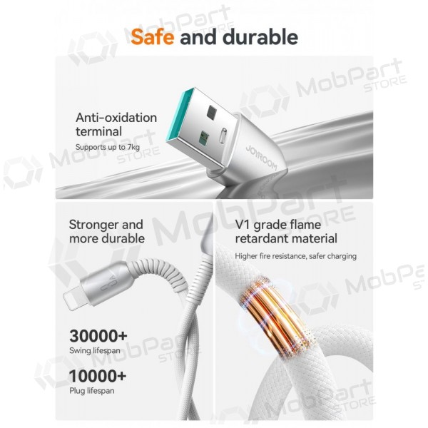 USB kaabel Joyroom S-A51 USB-A to Lightning 3A 1.2m hall